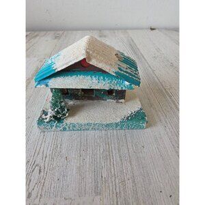 Vintage Mica putz Brown‎ House village paper Japan unique decor